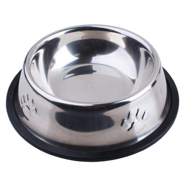 Bát inox chống trượt cho chó mèo